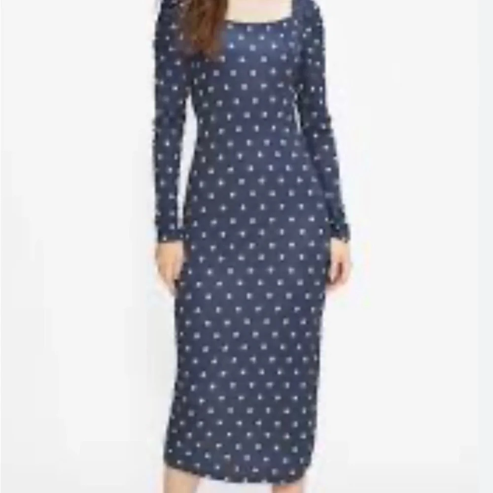 NWOT Ted Baker Meegwin Ditsy Midi Dress Size 1 (4) - Picture 1 of 9